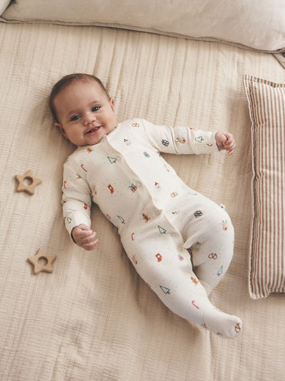 Red/White My First Christmas Baby Bundle Gift Set 4 Piece (0-9mths) - image 3