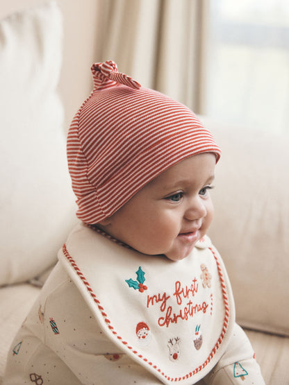 Red/White My First Christmas Baby Bundle Gift Set 4 Piece (0-9mths) - image 5