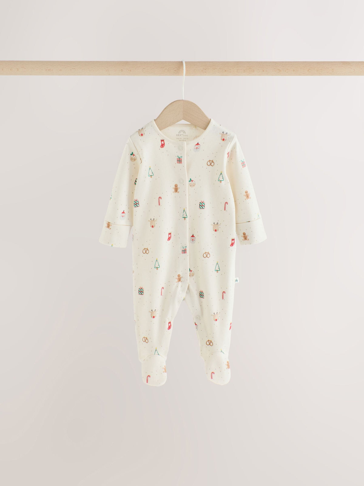 Red/White My First Christmas Baby Bundle Gift Set 4 Piece (0-9mths) - image 8