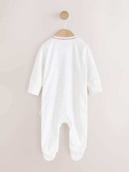 Neutral My First Christmas Baby Sleepsuit (0-18mths) - image 7