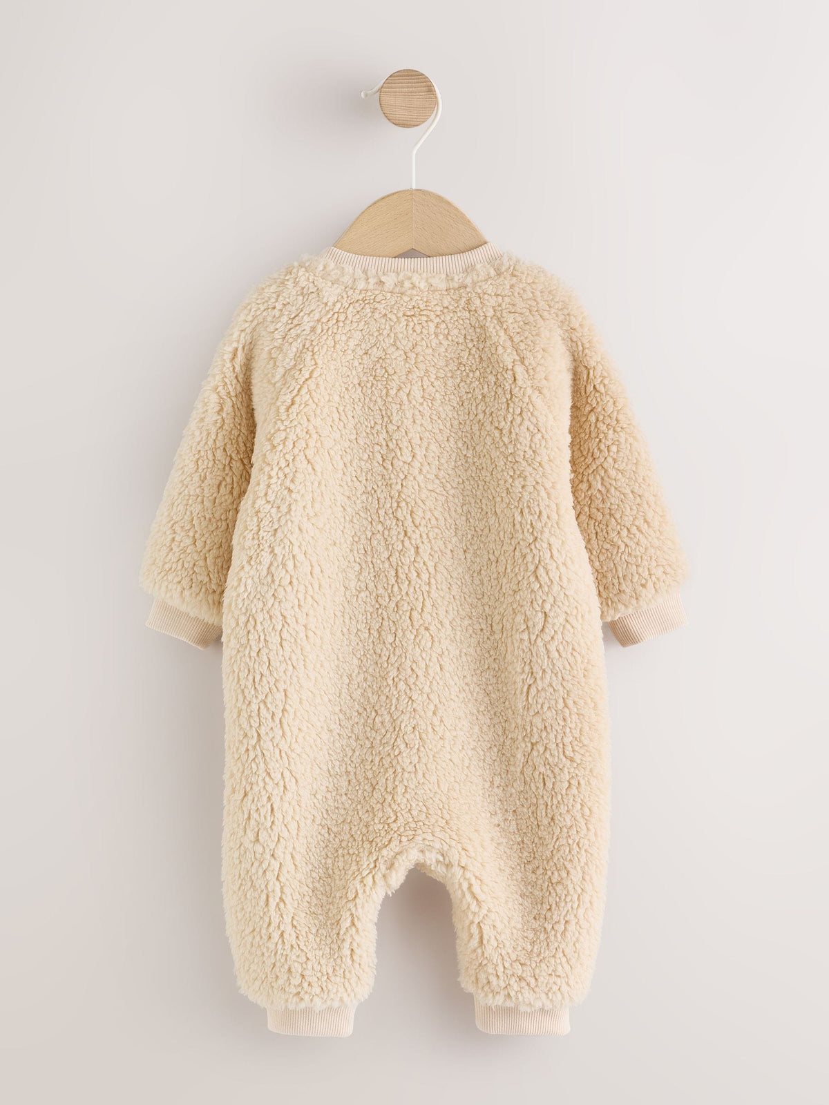 Dsiney Kidz - Cream Borg Two Way Zip Sleepsuit image 2