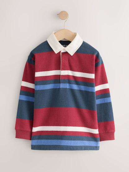 Dsiney Kidz - Red/Blue Rugby Polo Shirt (3-16yrs) image 4