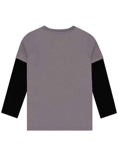 Character Grey Sonic The Hedgehog Long Sleeve T-Shirt image 2