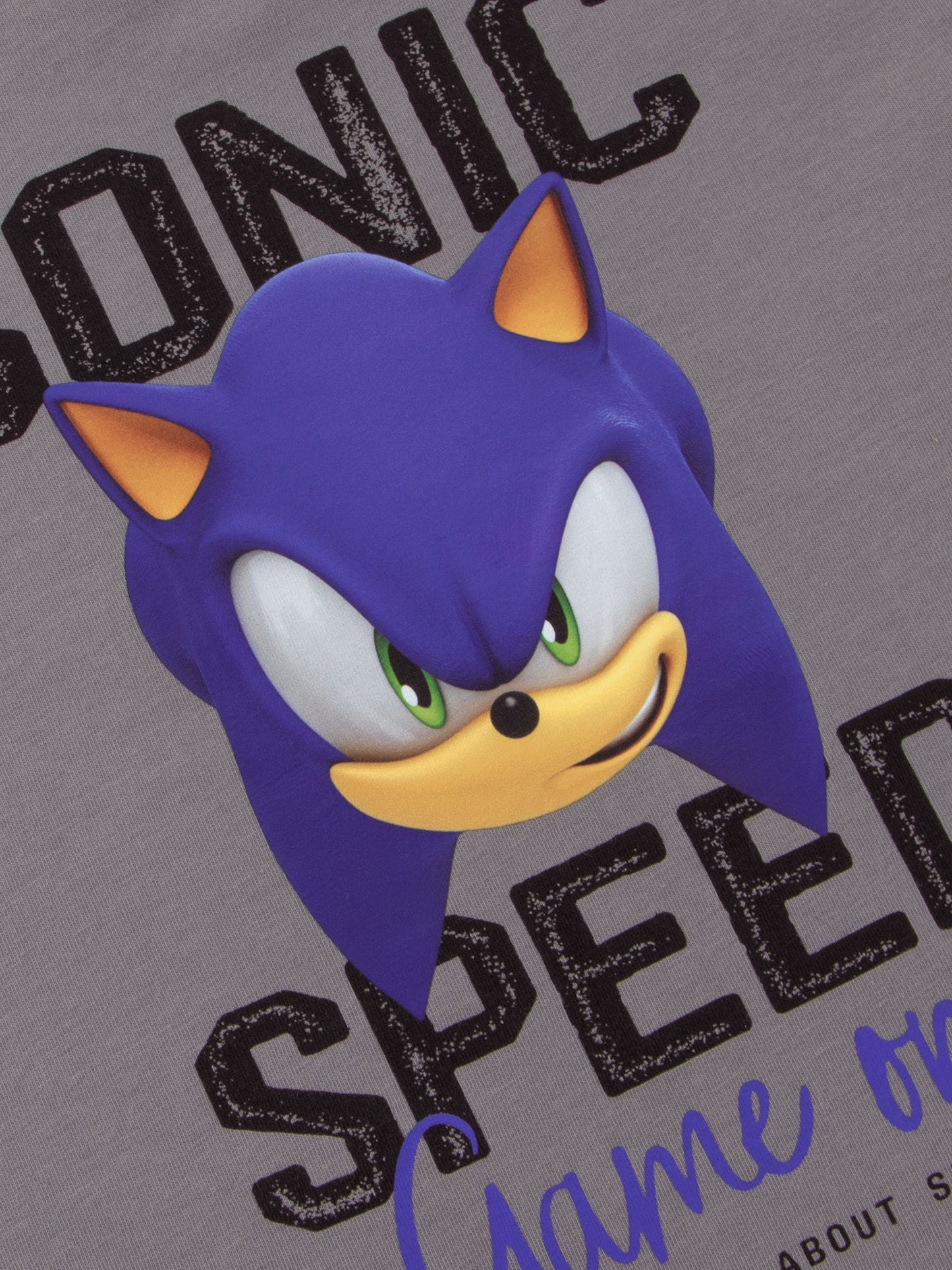 Character Grey Sonic The Hedgehog Long Sleeve T-Shirt image 6