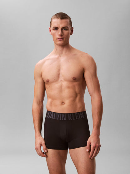 Dsiney Kidz - Calvin Klein Black 3 Pack Trunks Intense Power Micro image 3