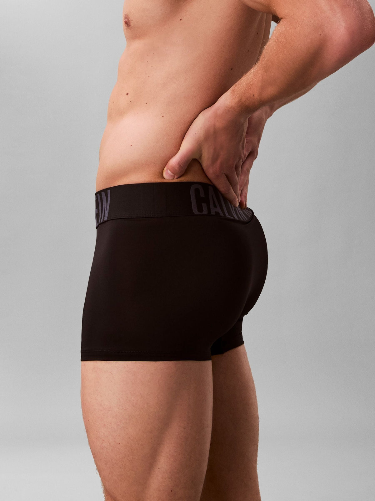 Dsiney Kidz - Calvin Klein Black 3 Pack Trunks Intense Power Micro image 5