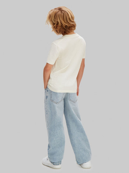 Calvin Klein White Short Sleeve Cotton T-Shirt image 2