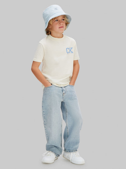 Calvin Klein White Short Sleeve Cotton T-Shirt image 4