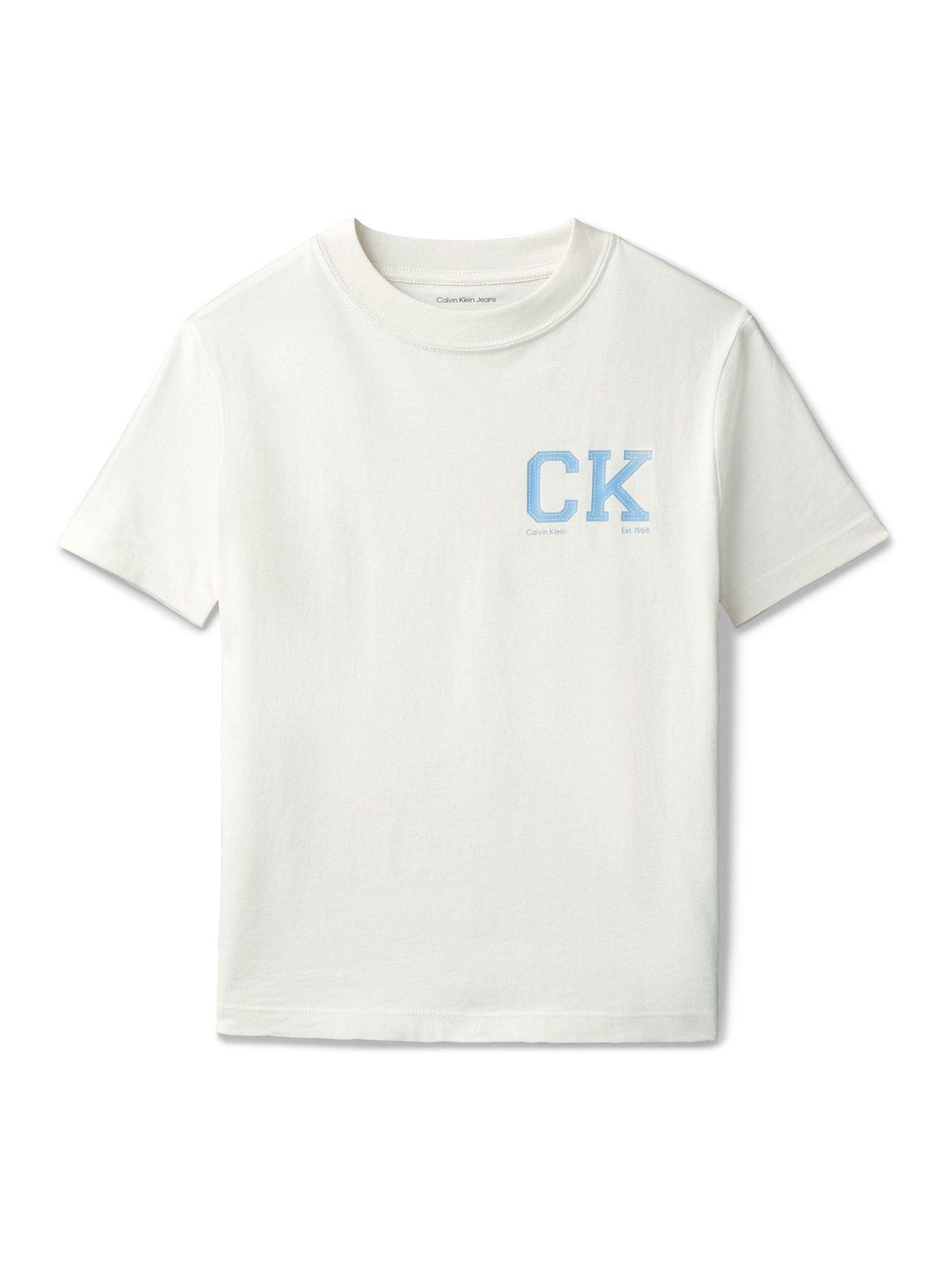 Calvin Klein White Short Sleeve Cotton T-Shirt image 5