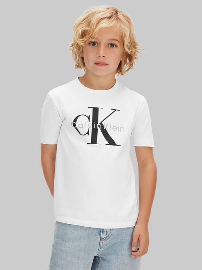 Calvin Klein White Short Sleeve Cotton T-Shirt image 1