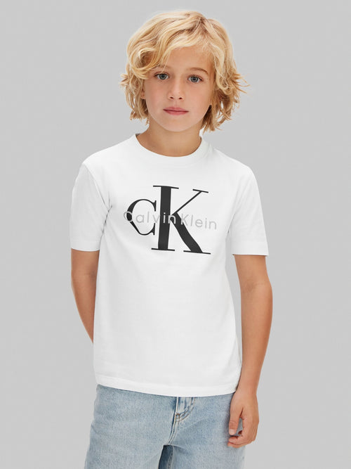 Calvin Klein White Short Sleeve Cotton T-Shirt image 1