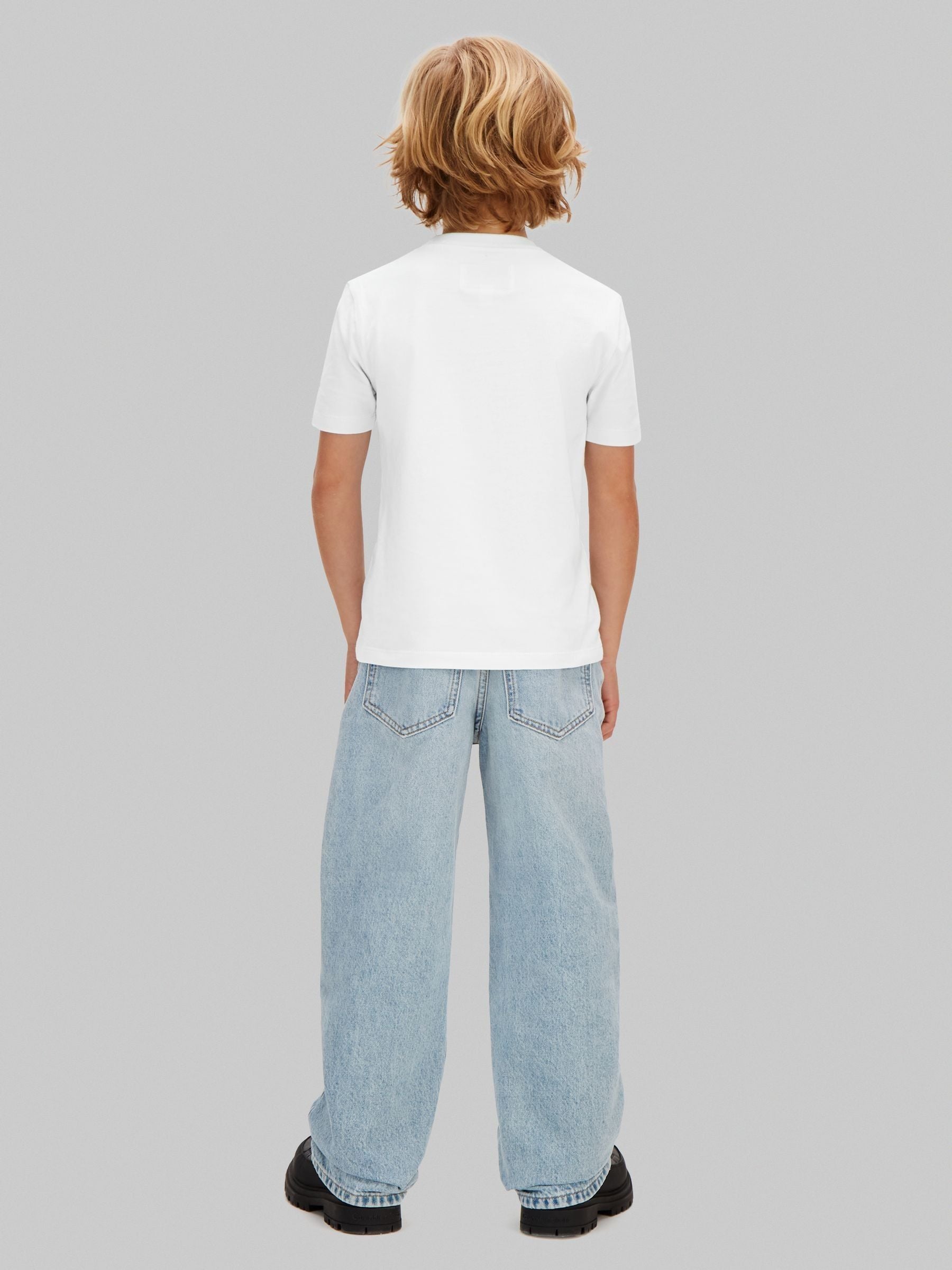 Calvin Klein White Short Sleeve Cotton T-Shirt image 2