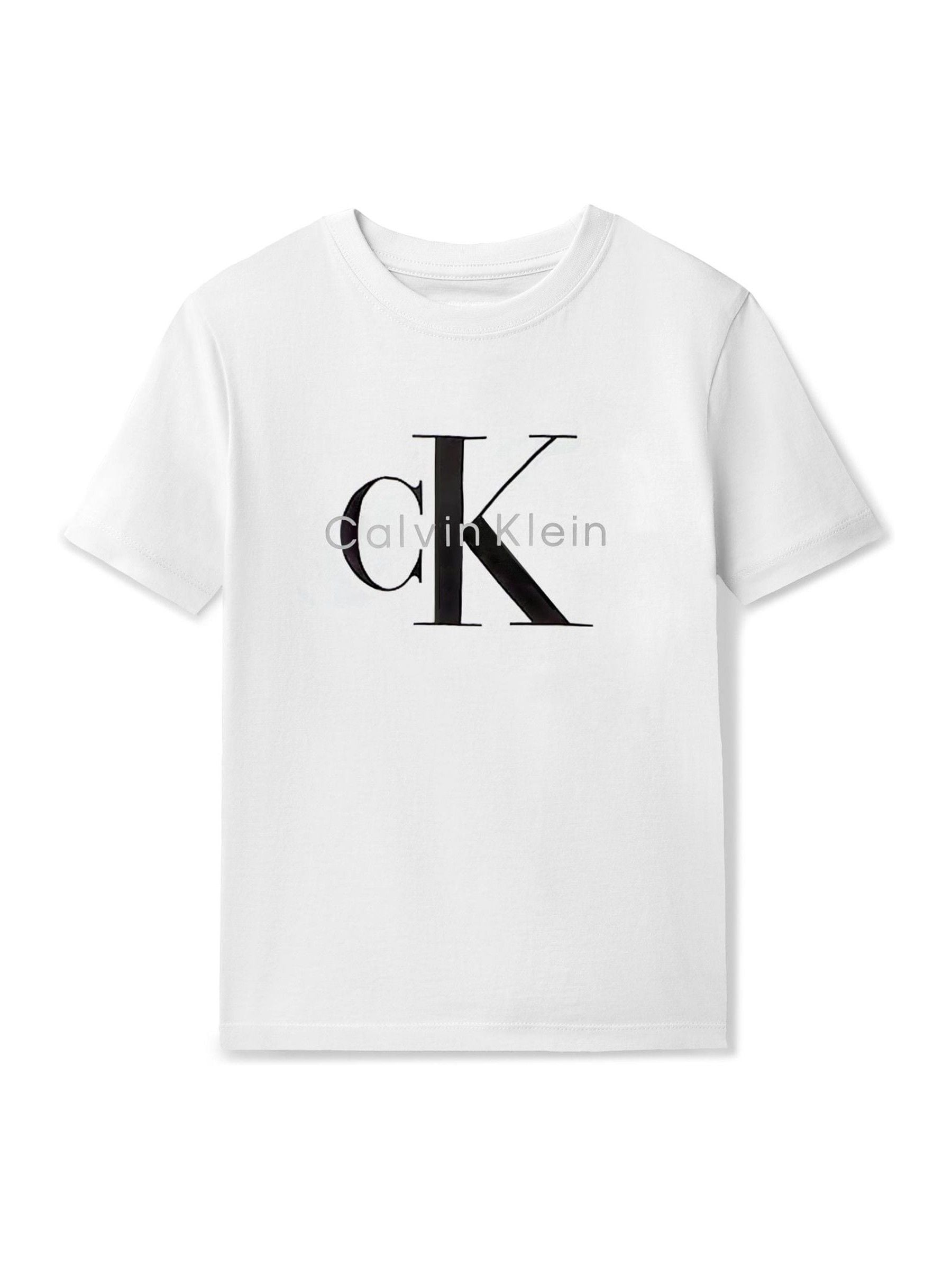 Calvin Klein White Short Sleeve Cotton T-Shirt image 5