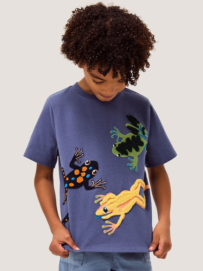 Monsoon Blue Flying Frog T-Shirt image 1