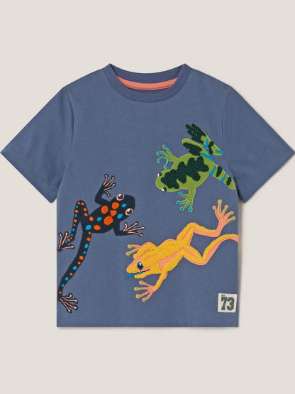 Monsoon Blue Flying Frog T-Shirt image 2