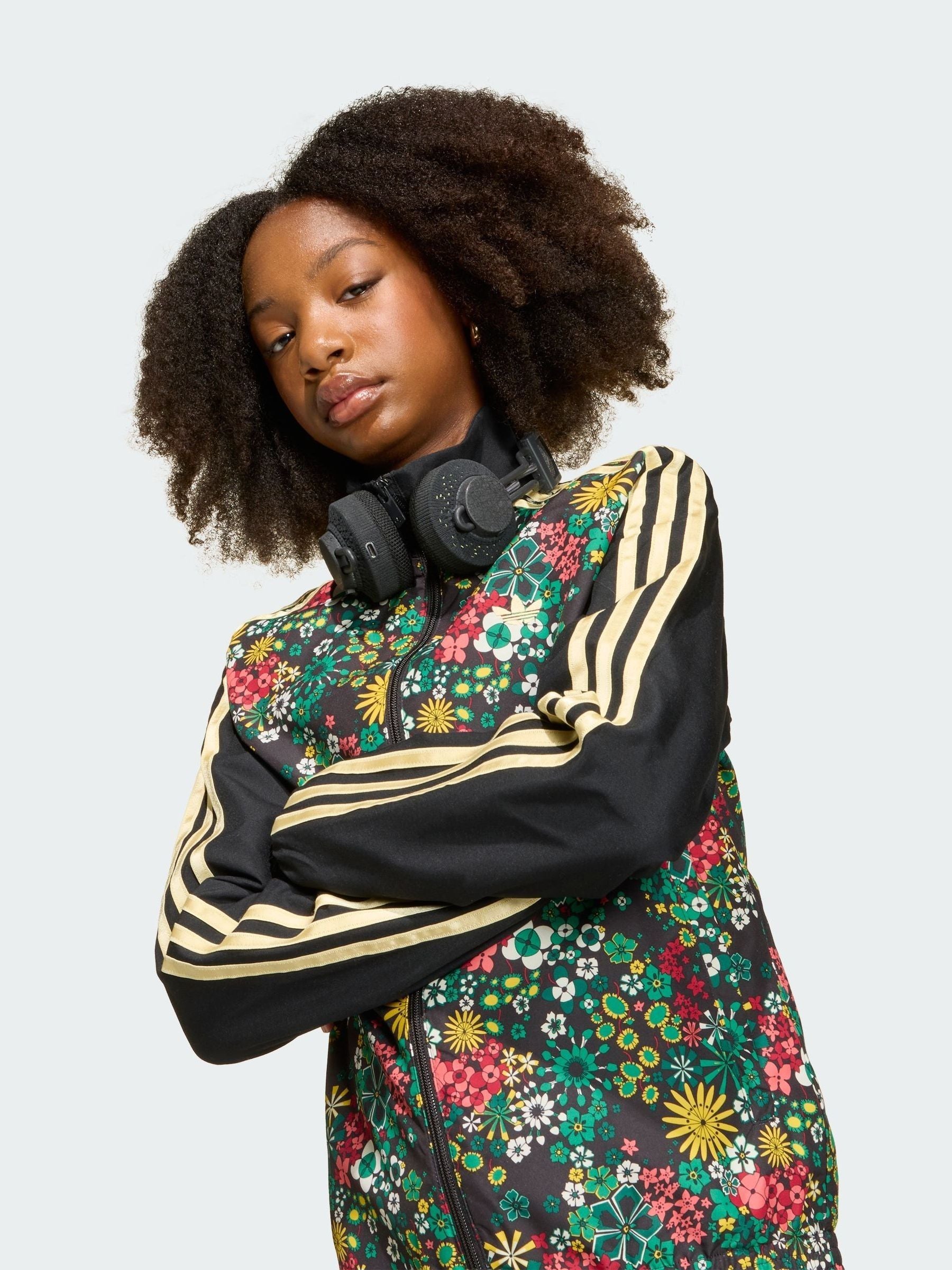Dsiney Kidz - adidas Originals Black x Liberty London Jacket image 4