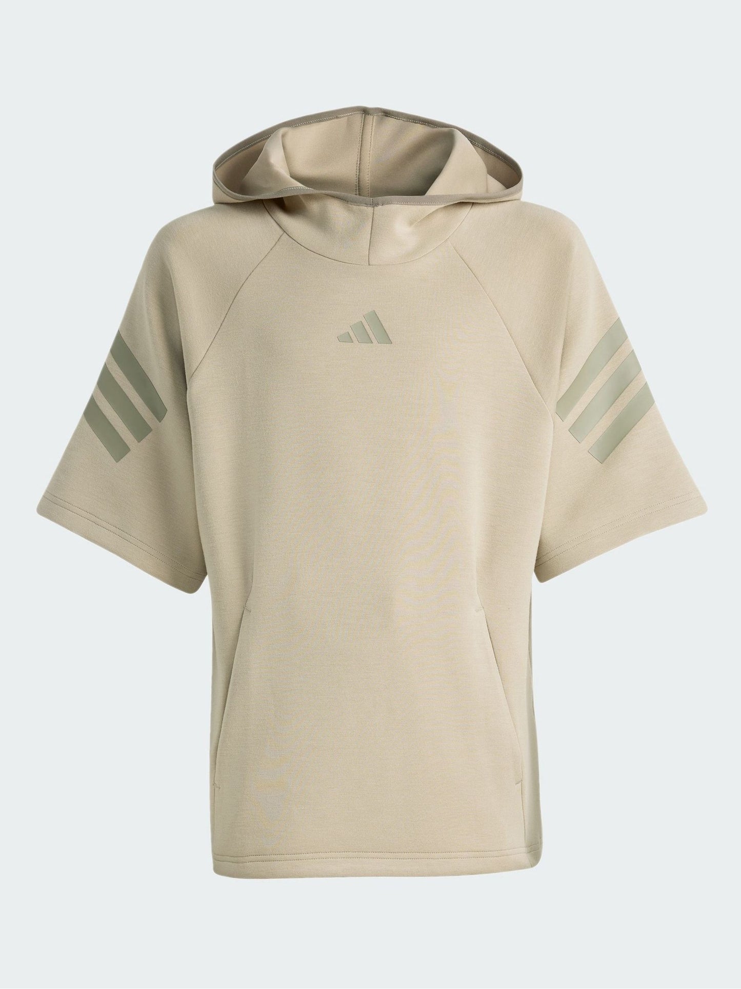 Dsiney Kidz - adidas Originals Brown Future Icons 3 Stripes Short Sleeve Hoodie image 5
