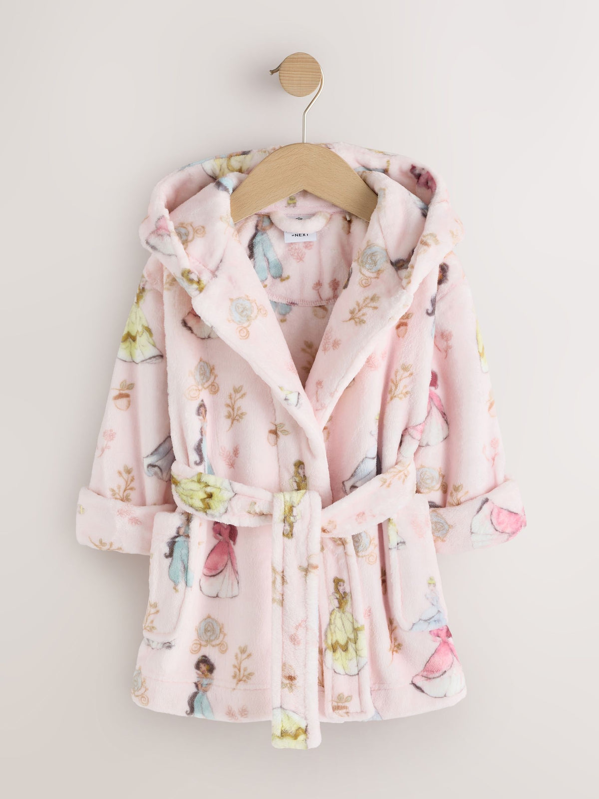 Pink Disney Princess Fleece Dressing Gown (9mths-10yrs) - image 4