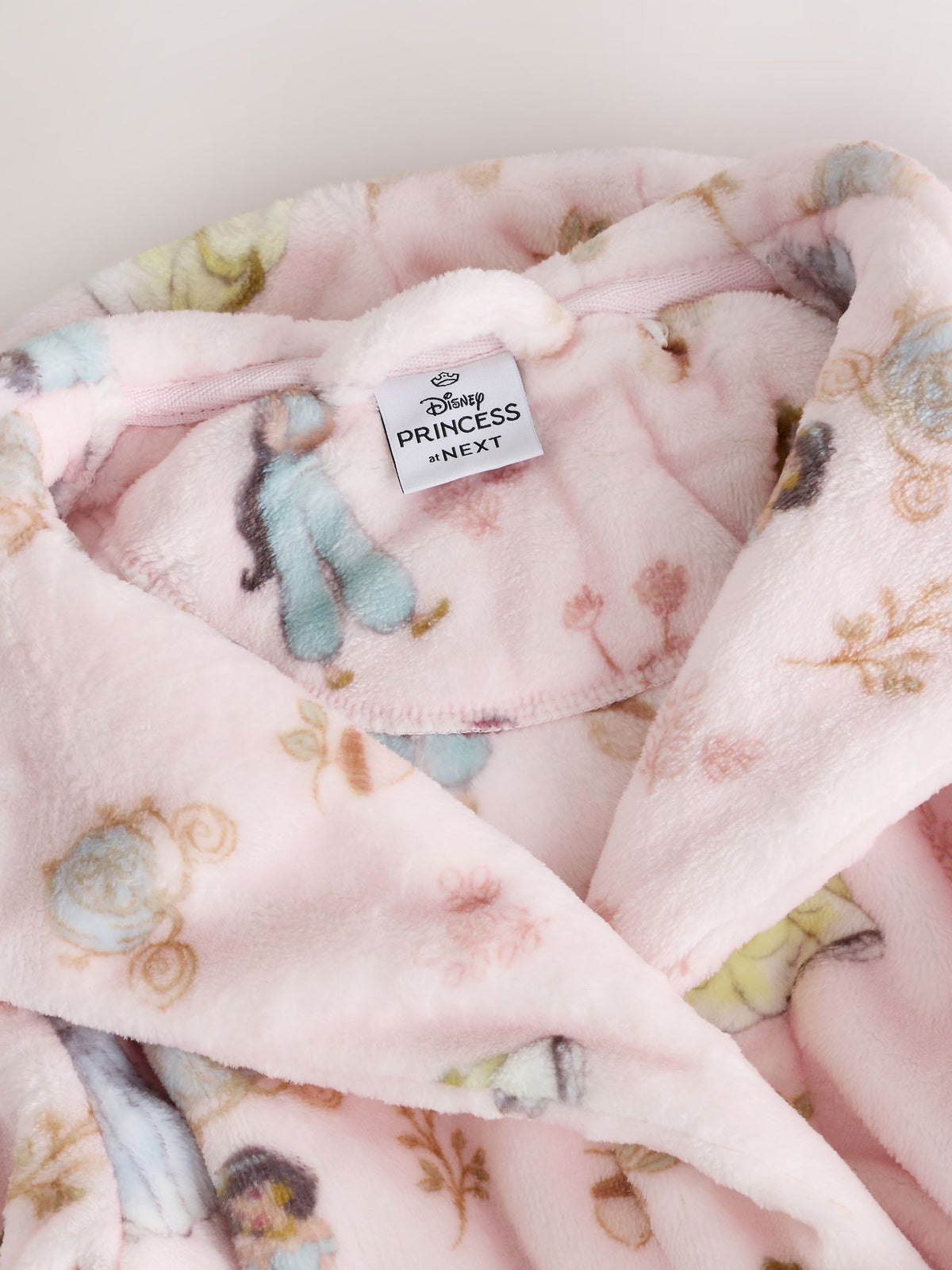 Pink Disney Princess Fleece Dressing Gown (9mths-10yrs) - image 6