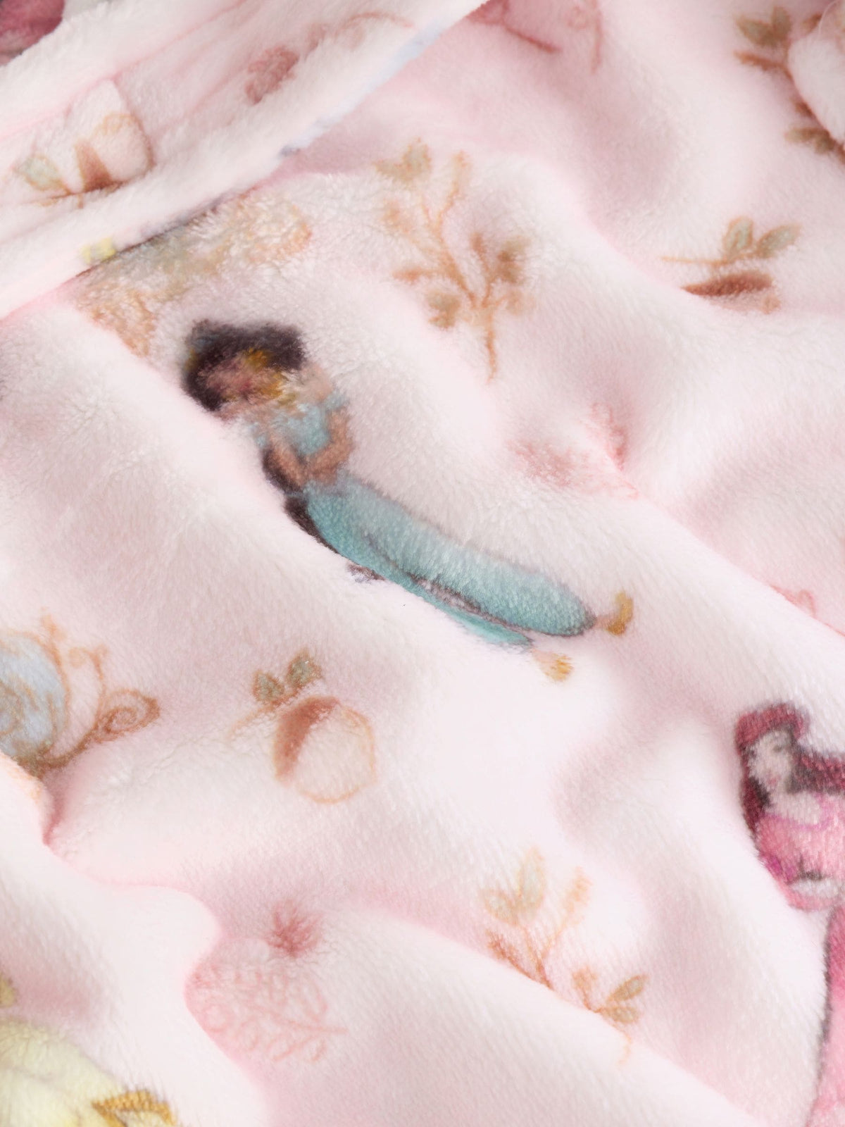 Pink Disney Princess Fleece Dressing Gown (9mths-10yrs) - image 7