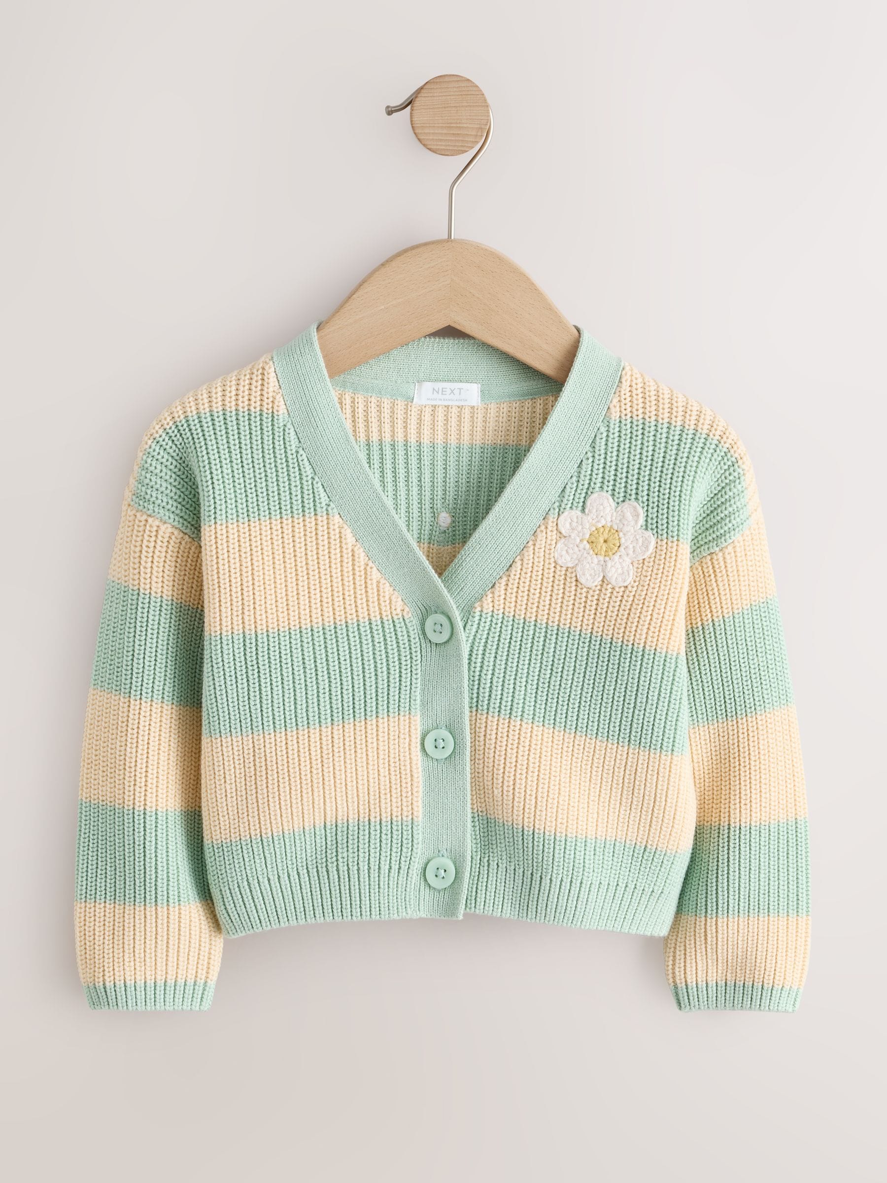 Dsiney Kidz - Blue and Ecru Daisy Days V-Neck Cardigan (3mths-7yrs) image 5