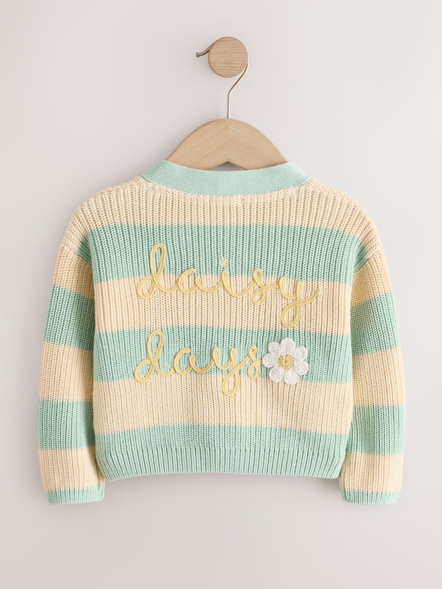 Dsiney Kidz - Blue and Ecru Daisy Days V-Neck Cardigan (3mths-7yrs) image 6