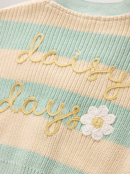 Dsiney Kidz - Blue and Ecru Daisy Days V-Neck Cardigan (3mths-7yrs) image 7