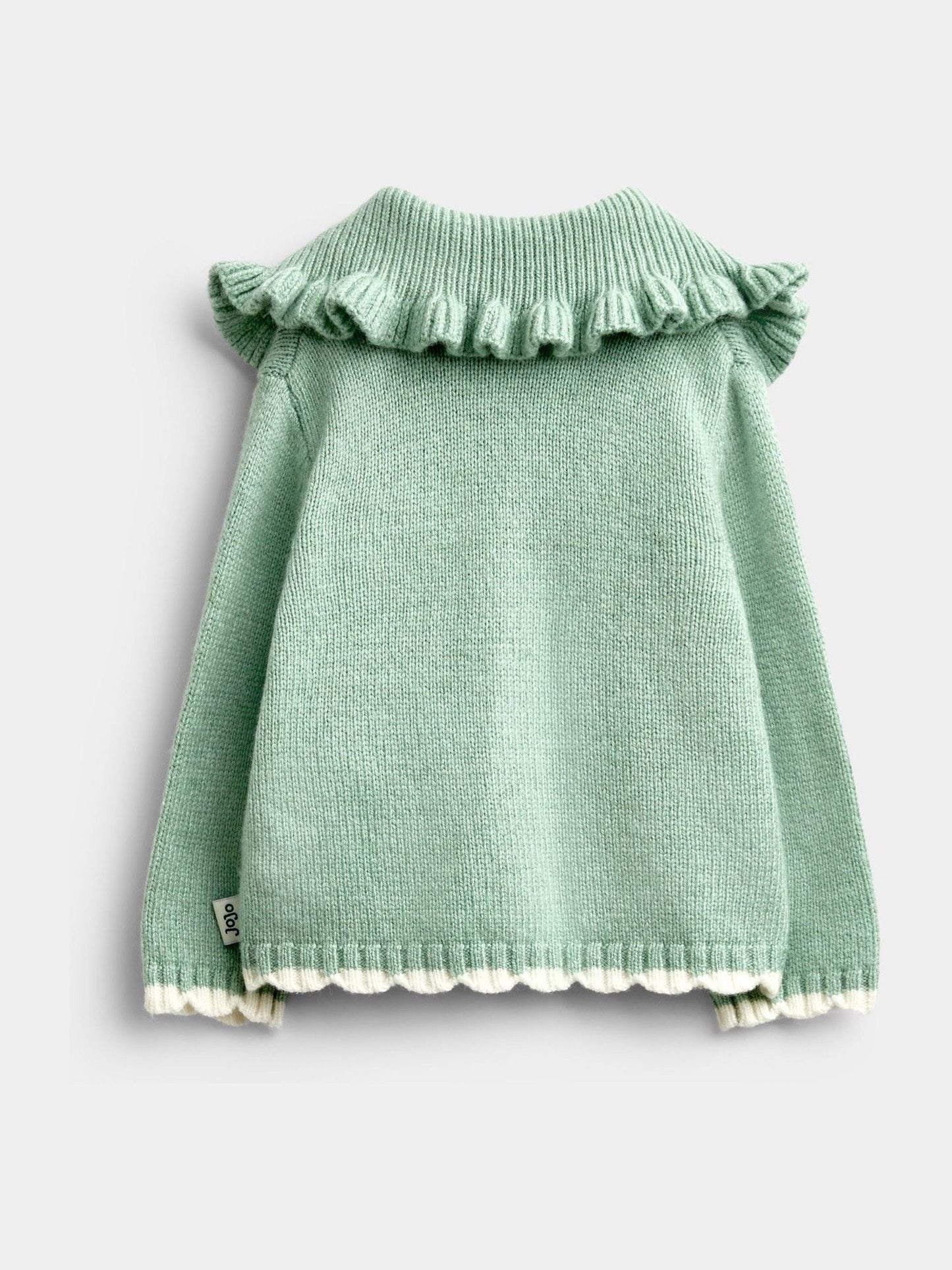 Dsiney Kidz - JoJo Maman Bébé Sage Green Hedgehog Knit Cardigan, Leggings & Hat Set image 4