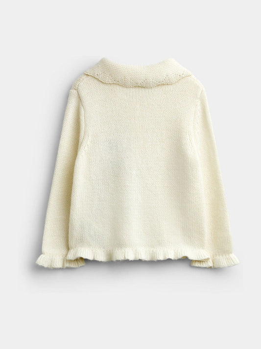 Dsiney Kidz - JoJo Maman Bébé Cream Peter Rabbit Flopsy Knit Cardigan image 2