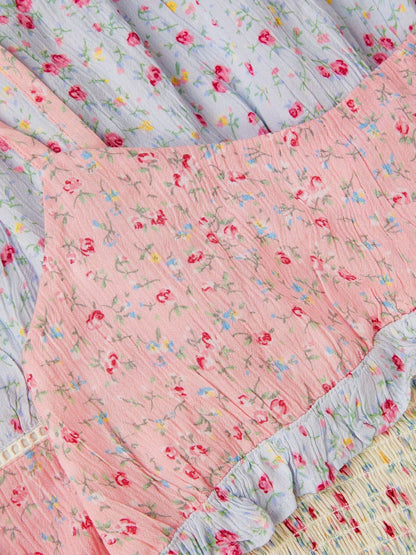 Monsoon Pink Strappy Ditsy Floral Dress image 3