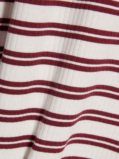 Dsiney Kidz - River Island Red Stripe Rib Polo Dress image 4