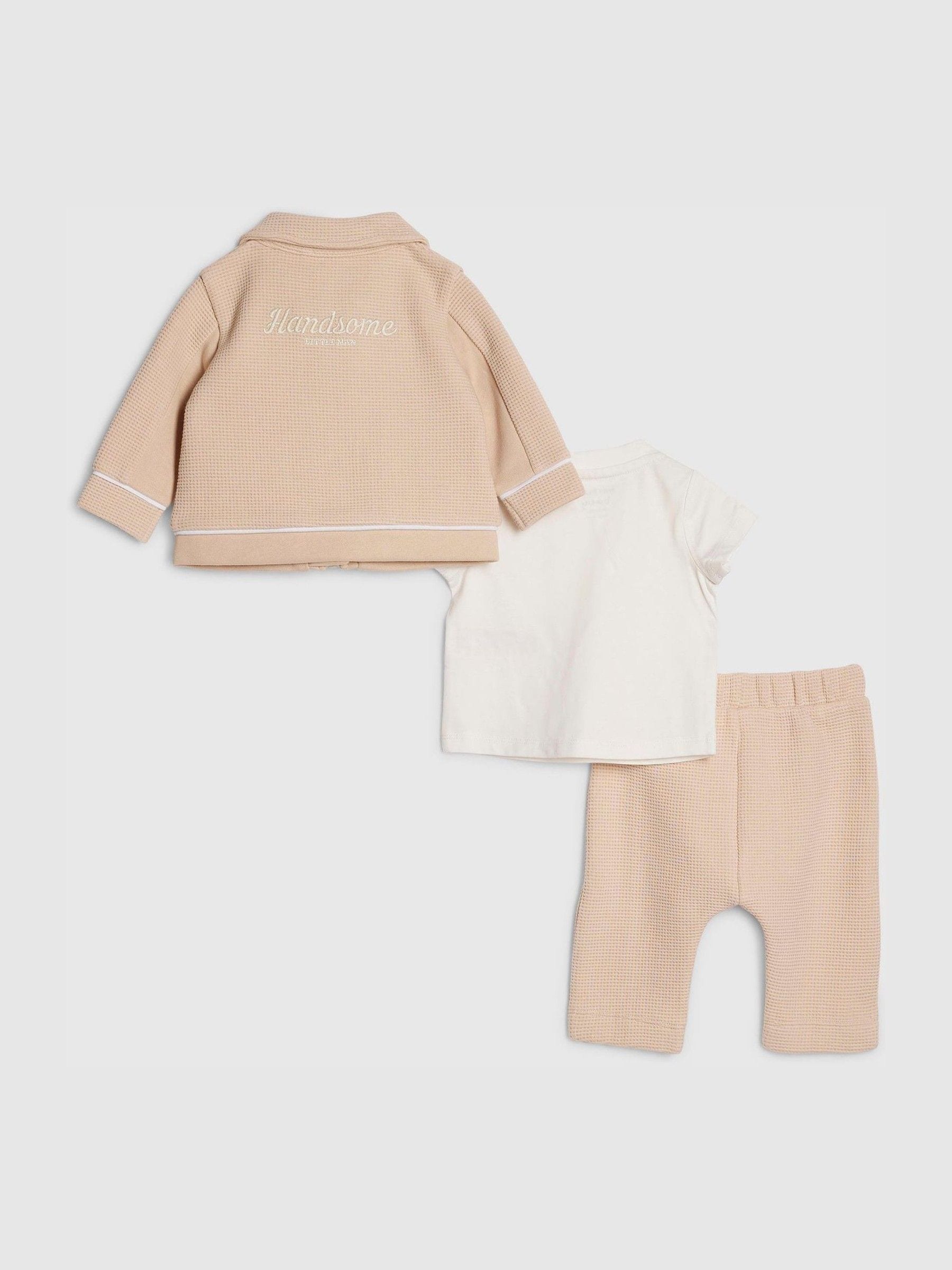 River Island Cream Shacket & Joggers Set 3 Piece image 2