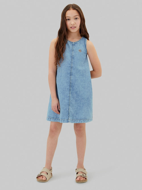 Calvin Klein Blue Punto Knit Dress image 1