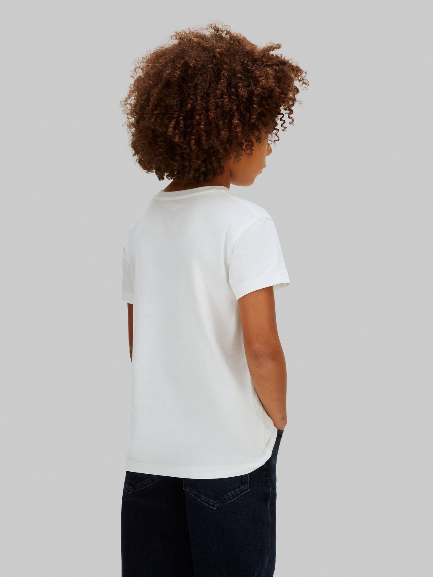 Calvin Klein White Script Logo T-Shirt image 2