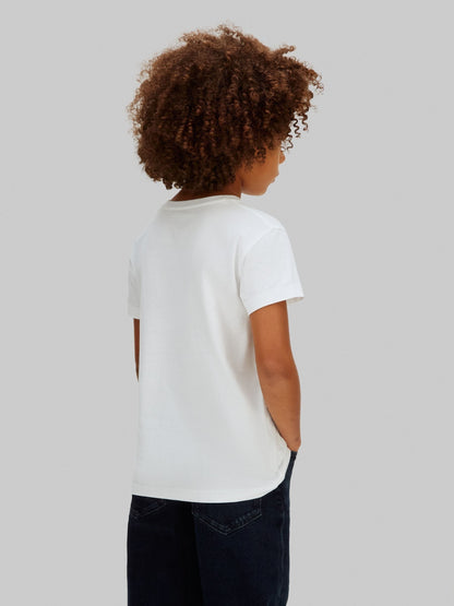 Calvin Klein White Script Logo T-Shirt image 2