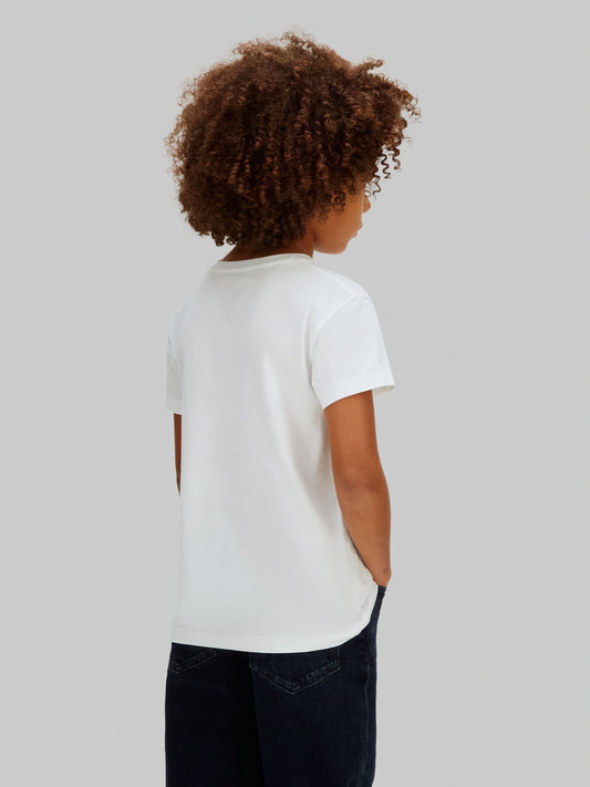Calvin Klein White Script Logo T-Shirt image 2