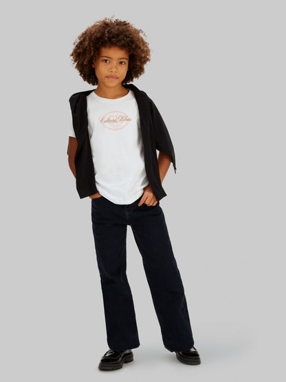 Calvin Klein White Script Logo T-Shirt image 3