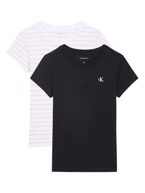Calvin Klein Blue Script Logo T-Shirt image 1