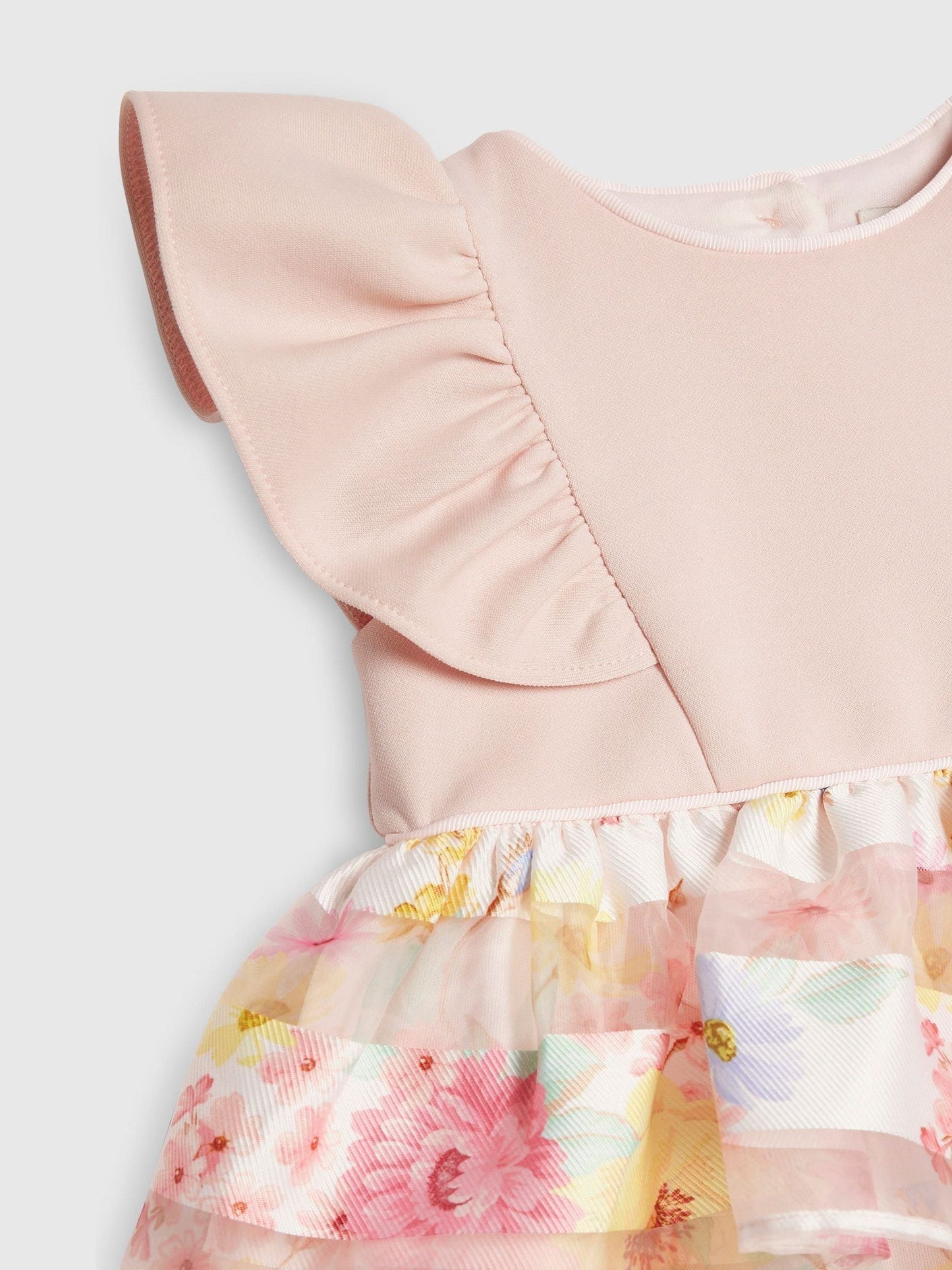 River Island Pink Floral Occasion Dress image 3