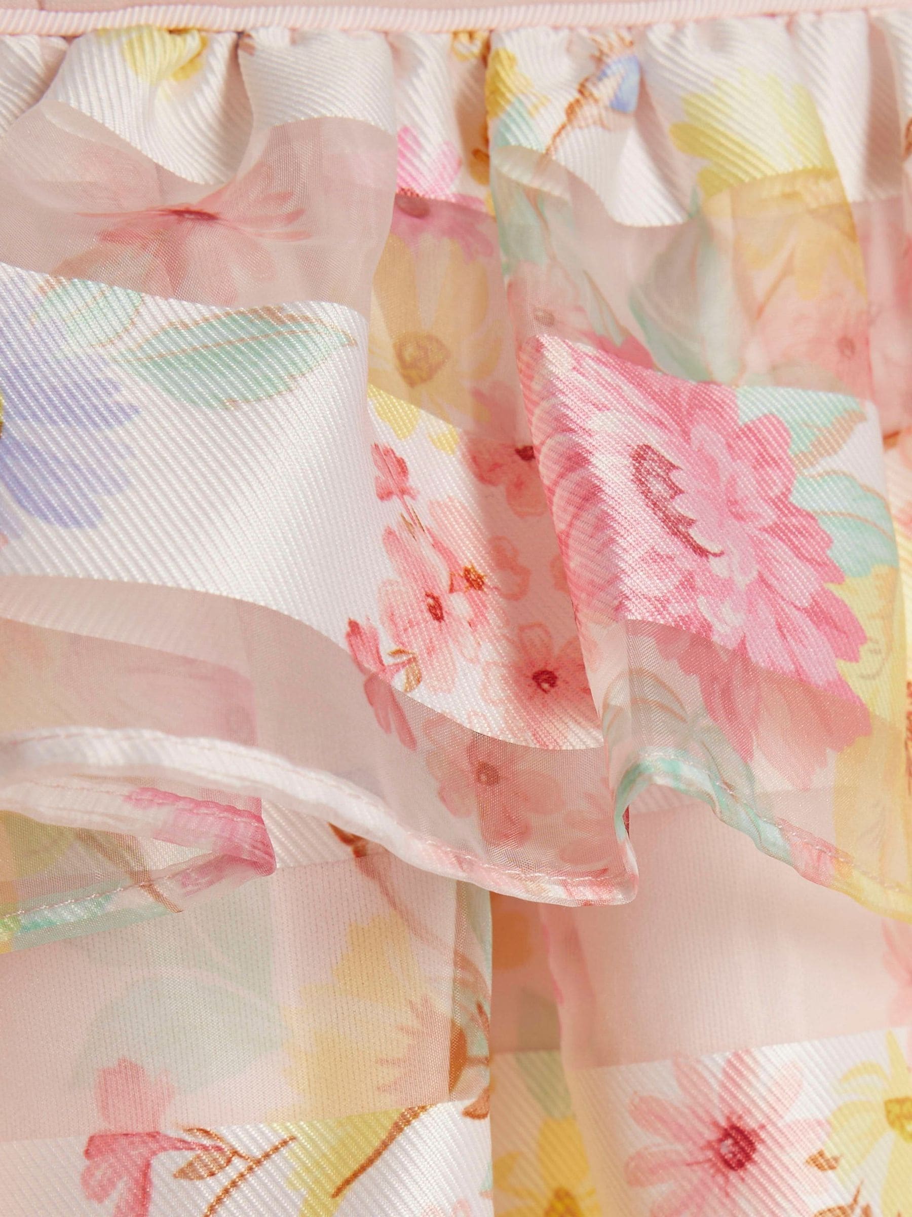 River Island Pink Floral Occasion Dress image 4
