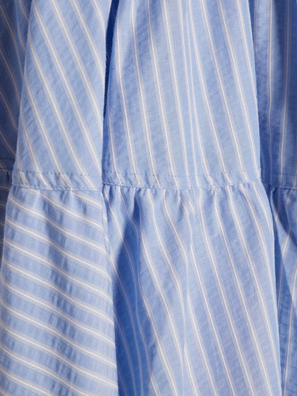 River Island Blue Stripe Hybrid Shirt Dress image 5