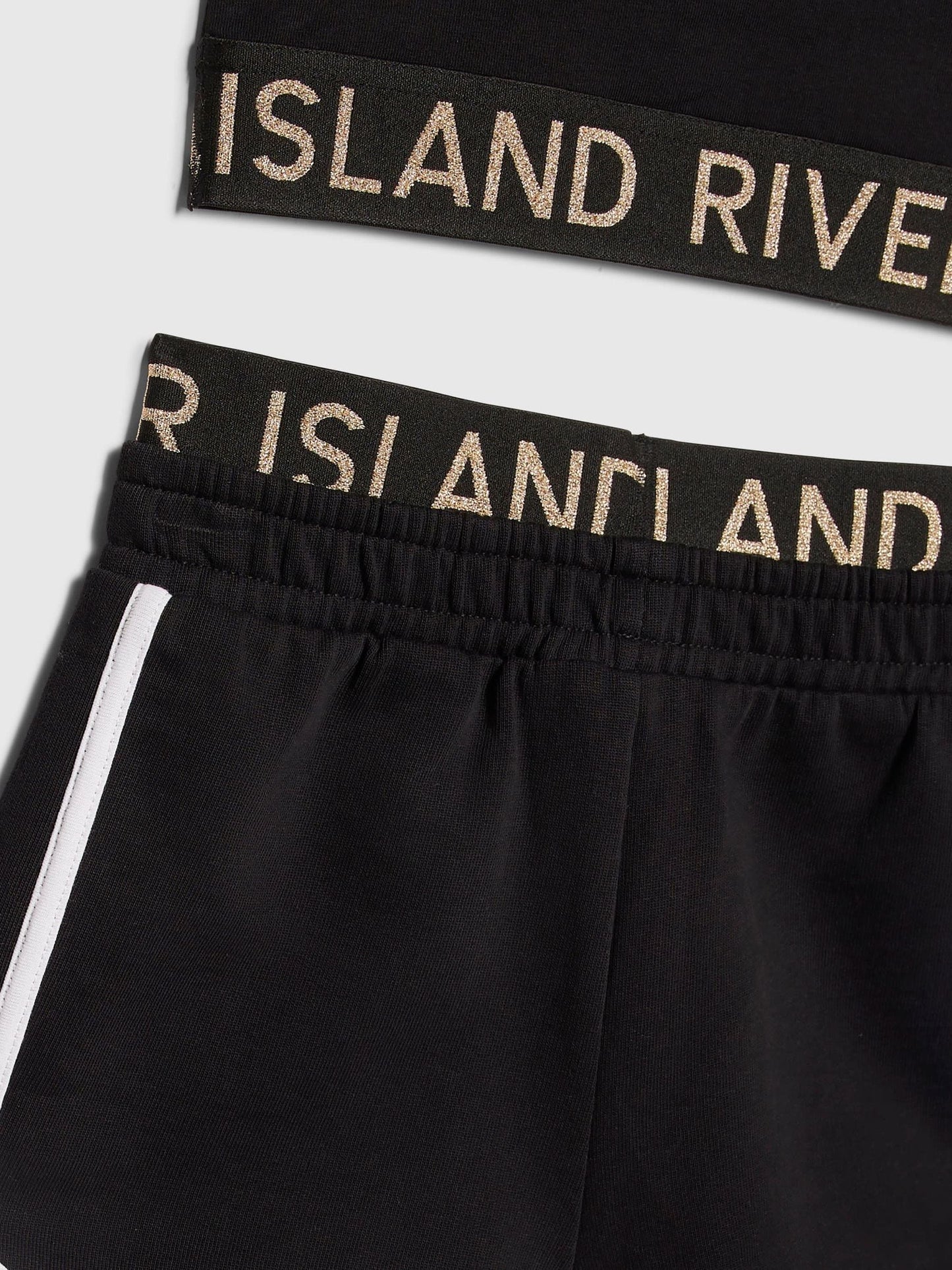 Dsiney Kidz - River Island Black Logo Tank & Runner Short Set image 3