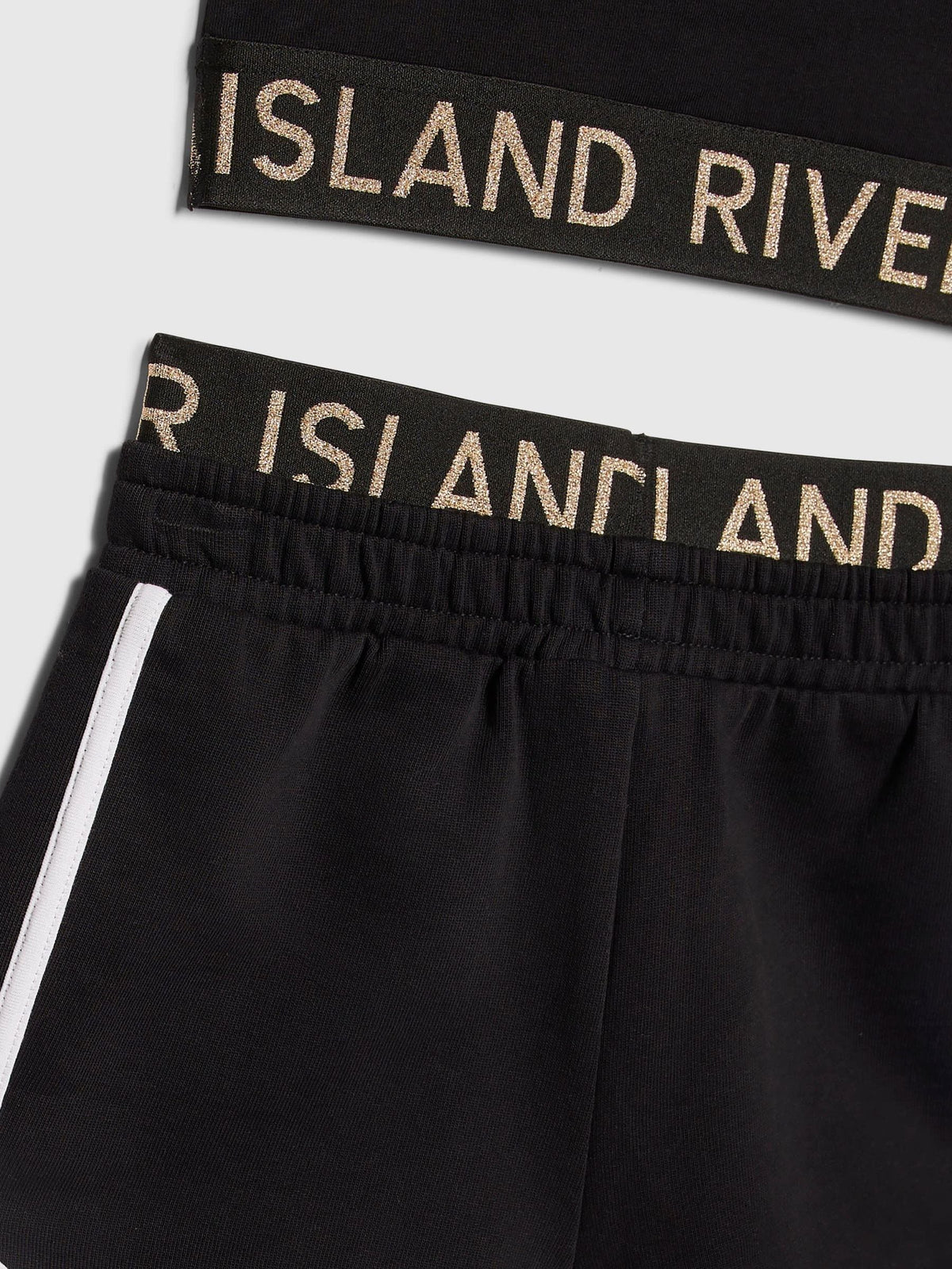 Dsiney Kidz - River Island Black Logo Tank & Runner Short Set image 3