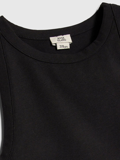 Dsiney Kidz - River Island Black Logo Tank & Runner Short Set image 4