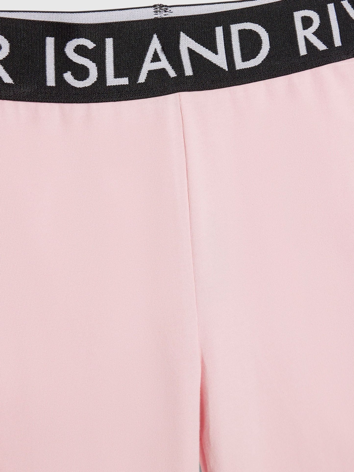 Dsiney Kidz - River Island Pink Logo T-Shirt & Kickflare Set image 4