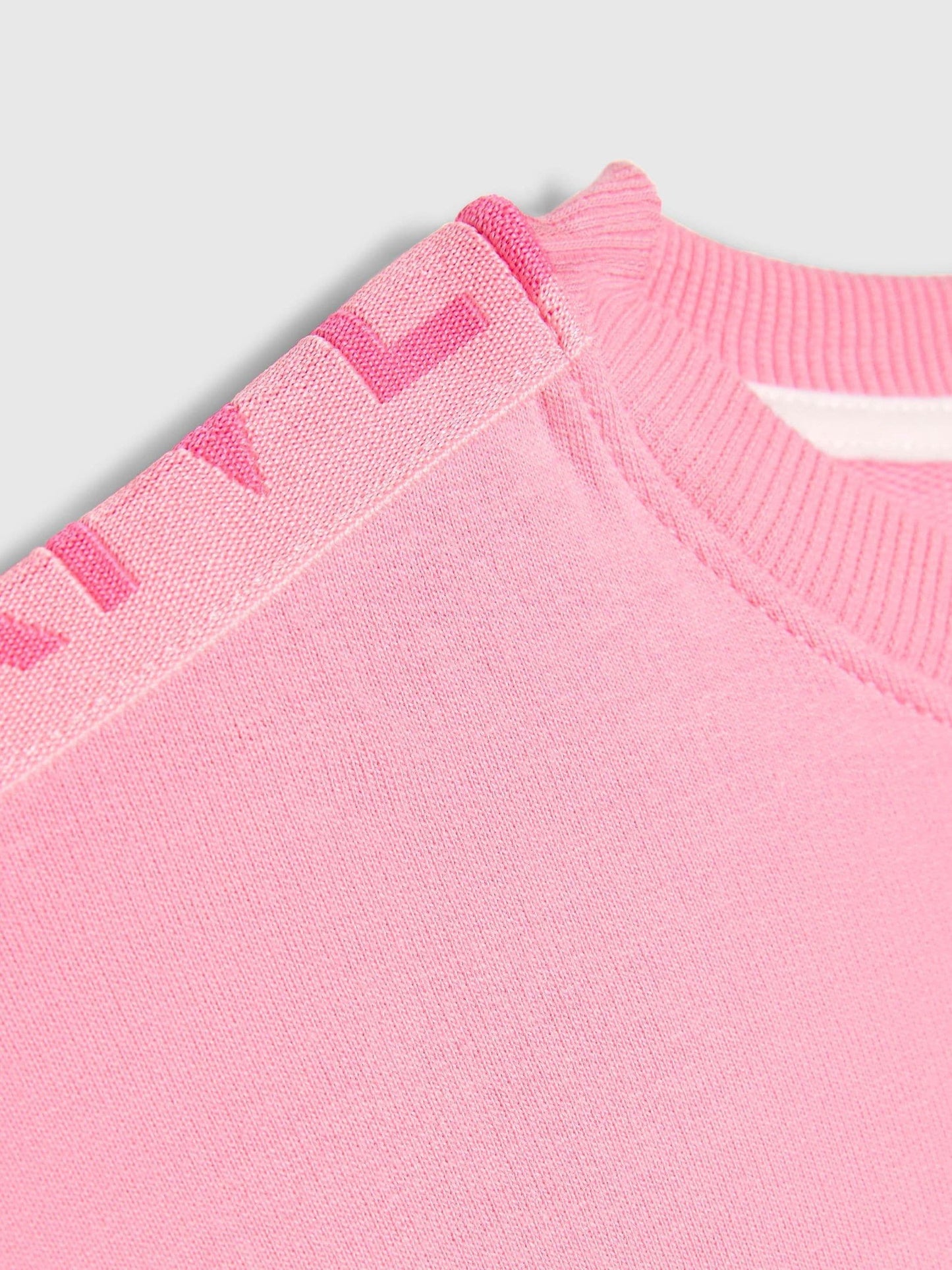 Dsiney Kidz - River Island Pink Logo T-Shirt & Runner Short Set image 4