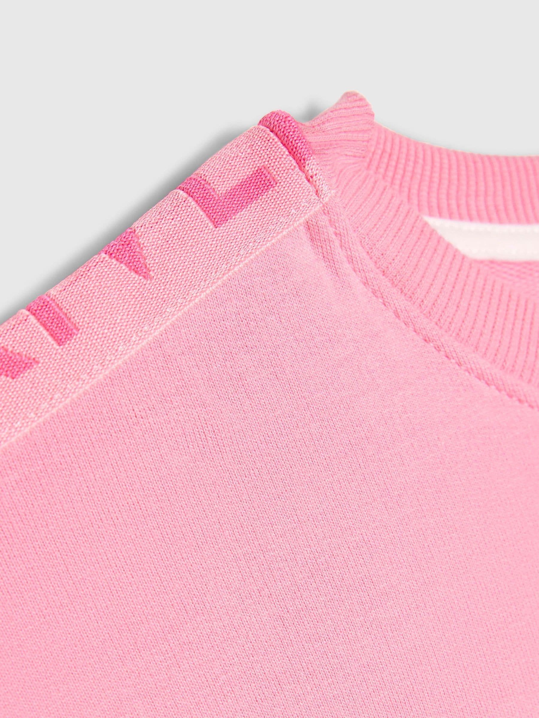 Dsiney Kidz - River Island Pink Logo T-Shirt & Runner Short Set image 4