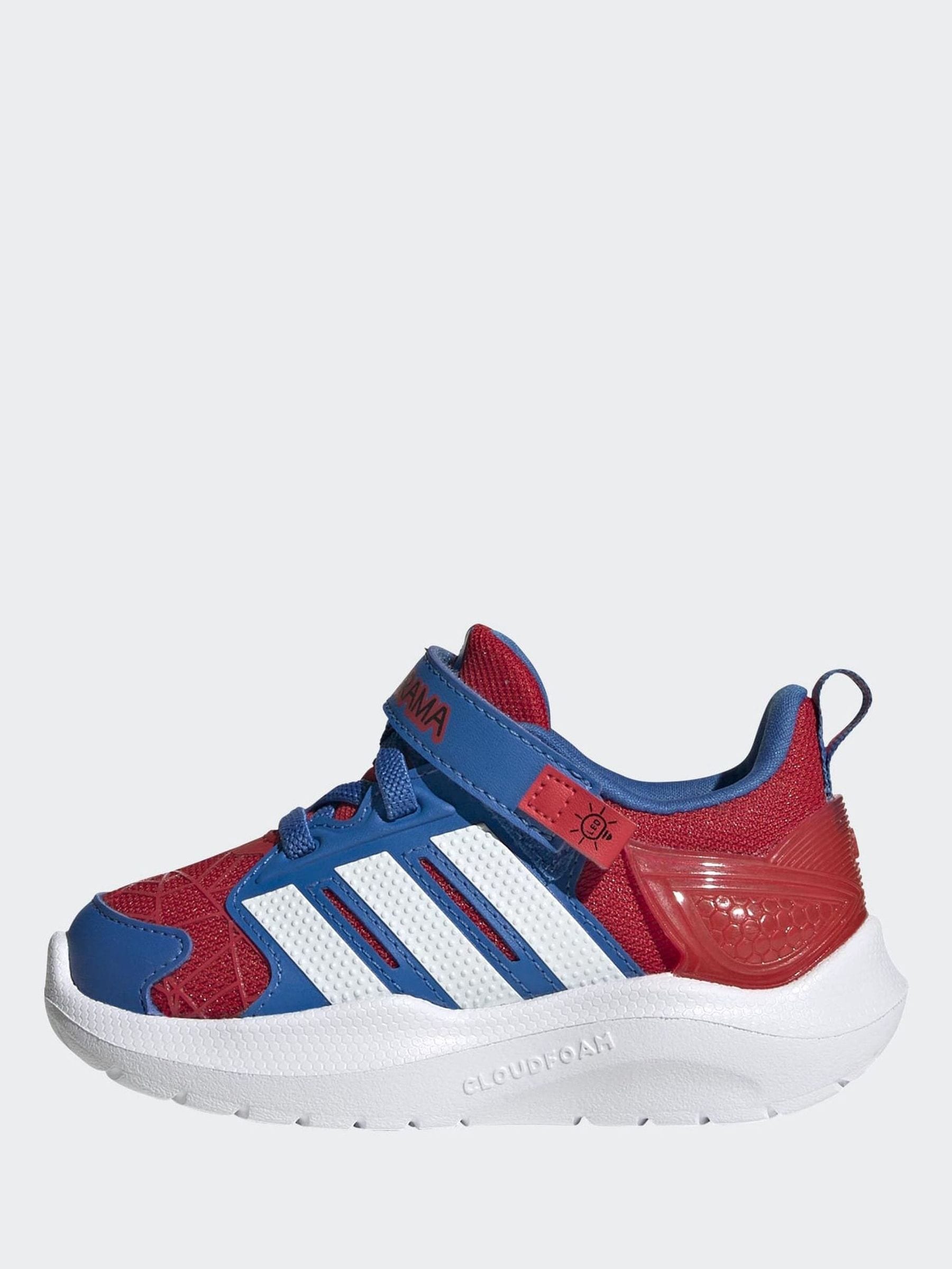 adidas Red Marvel Infants Lightorama Spider-Man Shoes image 5