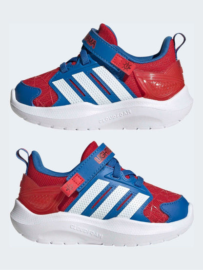 adidas Red Marvel Infants Lightorama Spider-Man Shoes image 6
