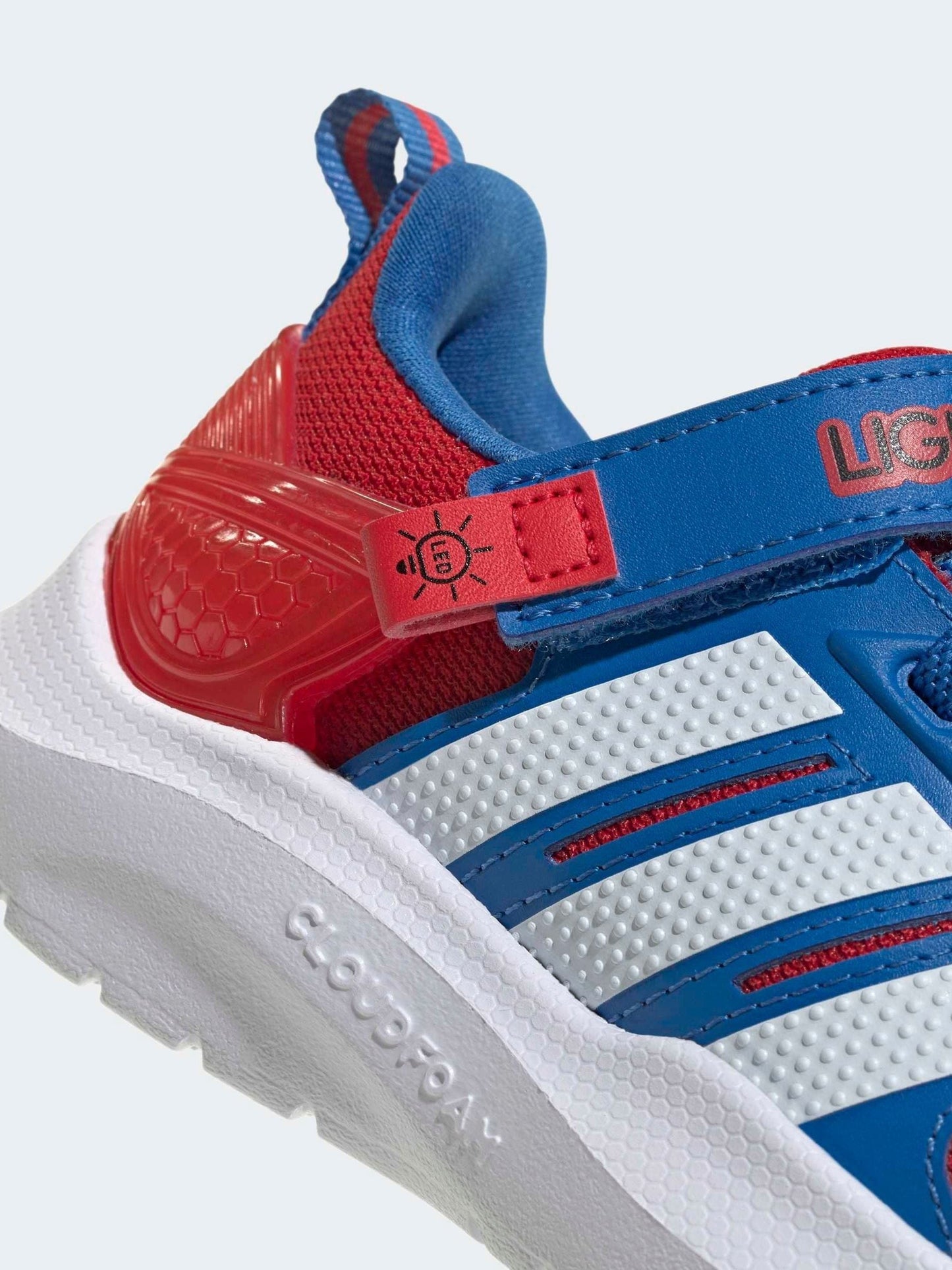 adidas Red Marvel Infants Lightorama Spider-Man Shoes image 9